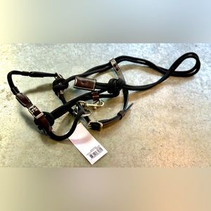 Penelope Collections Ethological Rope + Leather Halter NWT